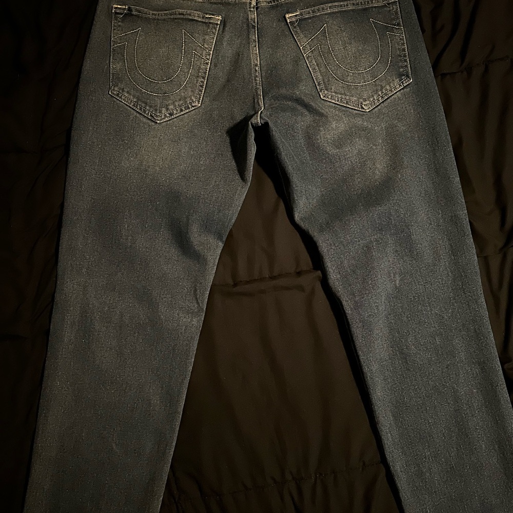 True Religion Black Relaxed Jeans Classic Style